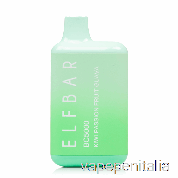 Vape Italia Bc5000 0% Zero Nicotina Usa E Getta Kiwi Frutto Della Passione Guava